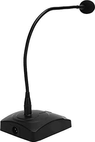 Conférence de Microphone sur PC, Microphone à Col de Cygne Réglable Filaire, Micro Omnidirectionnel Cardioïde Capacitif Professionnel pour Ordinateur Portable PC, pour Youtube, pour Skype, Jeux, Etc.
