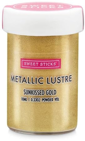 Sweet Sticks Edible Metallic Lustre Dust 4g Sunkissed Gold