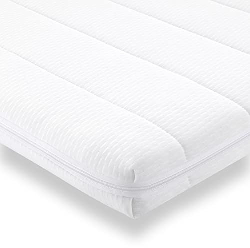 Mister Sandman Topper 120x200, Ergonomische Matratzenauflage, Kaltschaum Topper weich, Bequeme, atmungsaktive Matratzenauflage für alle Matratzenarten und Boxspringbetten, Topper Höhe ca. 5cm
