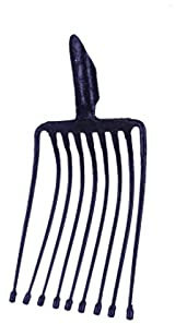 TOP TOOLS Potatisgaffel gaffel potatis trådgaffel kolgaffel 9 tänder utan stam