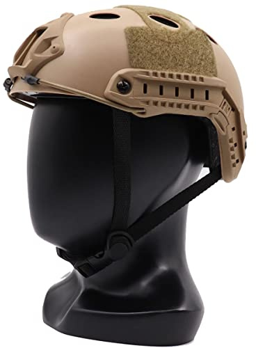 CMAIR4U Airsoft PJ Style Tactical Helmet Fast Helmet for Paintball (DE)