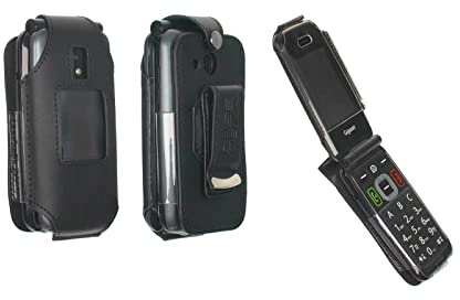 caseroxx Ledertasche mit Gürtelclip für Gigaset GL7 in schwarz – robuste Handy-Tasche mit Sichtfenster & Gürtelclip aus Echtleder, ideal für Beruf, Freizeit, Outdoor & sicheren Transport