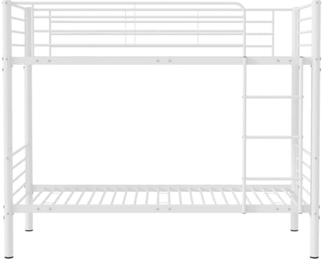 Habitat et Jardin Lit superposé Adam - 90 x 190 cm - Métal - Blanc