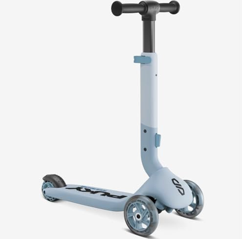 PUKY Push | Roller für Kinder ab 2 Jahre | Höhenverstellbarer Lenker | Klappbar & Kompakt | Extra breite Reifen für mehr Sicherheit | Leuchtende Räder | Ideal für Abenteurer & Outdoor