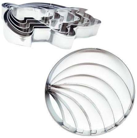 Cutter per biscotti in acciaio inox, Swine Conch Baking Stamp, taglierina per biscotti a due lati, taglierina per biscotti per fondente, taglierina per biscotti, taglierina per torte, pastrie per