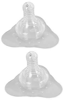 Hohopeti 2stücke Silikon Brustwarzen Schutz Set Nippelabdeckung Stillhütchen Ergonomisch Weich Für Mütter Mit Säuglingen Einfache Handhabung Und Sicherer Babyschutz