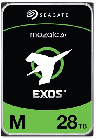Seagate Exos M 28TB Enterprise Disco Duro Interno 3.5 7200RPM CMR 512MB Cache SATA 6GB/S ST28000NM003K
