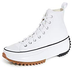 Converse Run Star Hike HI Damen Weiß weissschwarz, 40,5 Damen