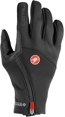Castelli Men's MORTIROLO Glove Cycling, Light Black, L