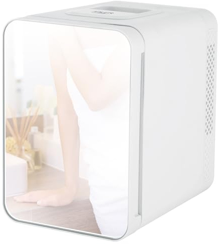 ADLER Mini-Kühlschrank mit Spiegel, 4L Kapazität, Peltier-Kühlsystem