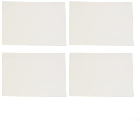 4 piezas de papel de junta de fibra de cerámica de 210 mm x 297 mm, material de sellado de chimenea resistente al calor para solapas de tuberías de estufa, A4, 3 mm