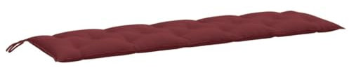 vidaXL Gartenbank-Auflage Melange Weinrot 180x50x7 cm Stoff
