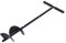 Levkitch Fence Post Auger 15 * 85cm, Manual Post Hole Digger,Earth Drill with Non-Slip Handle Garden Spiral Drill for Deep Cultivating, Seedlings