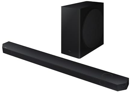 Samsung HW-Q800D/XU Q-Symphony 5.1.2ch Cinematic Dolby Atmos Wi-Fi Soundbar with Subwoofer (Renewed)