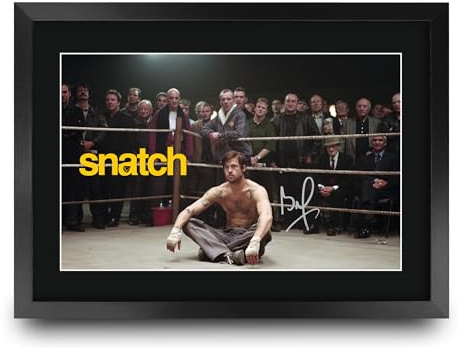 HWC Trading Snatch Scene 1 Gifts Printed Signed Autograph Picture for Movie Memorabilia Fans - A3 Framed
