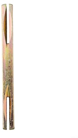 Square Spindle 8mm Galvanized Iron Push Pin With Notched Sides For Stable And Secure Door And Window Handle Fixing(85mm)