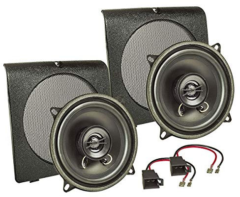 tomzz Audio 4057-007 TA13.0-Pro Conjunto de instalación de Altavoces Compatible con VW Golf 2 II Jetta 2 II Bolsillo de la Puerta Delantera 130mm Sistema coaxial