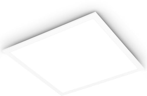 BRILONER - Lampada da soffitto per bagno, plafoniera LED, lampada LED, lampada da bagno IP44, pannello LED, lampada da bagno, luce bianca neutra 4.000K