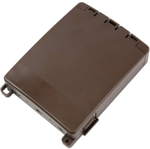 Brown Outdoor Junction Box for Housing Telephone TV Superhub Modem Leads Electrical Connections on External Wall 2/3 Way F-Connector Splitter Joints Main Outside Virgin Media Replacement for Drop Wire