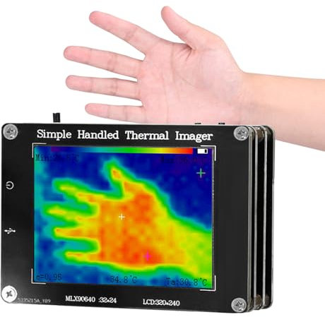 Irfora -40~300 ℃ Tragbare Multifunktions-Infrarot-Bildgebungskamera, Handheld-Digital-Infrarot-Wärmebildkamera, 3,2-Zoll-LCD-Display, Wärmebildkamera, Temperatursensoren