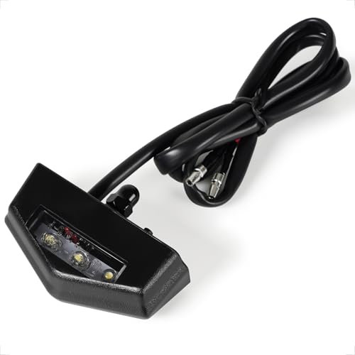 Evermotor Luce targa 12V, 3 LED, E4 omologata, illuminazione impermeabile IP67