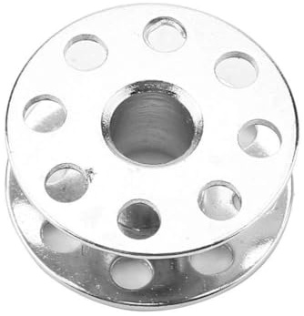 100 Piezas de Bobinas de Costura Metal, para Bobinas Industriales Universales, Artes Suministros Esenciales, Manualidades y Máquinas Tus Carretes Hilo, Agujeros hierro) (270010 bobina de hierro con