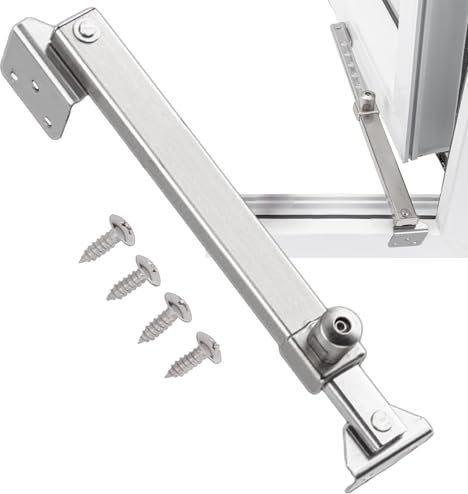 Cerniere Per Finestre, 18.2x3,5x1,9 Cm Limitatore Di Finestre Protezione Fermo Basculante Per Finestres, Fermaporta In Metallo Per Finestres A Battente E Finestre A Battente