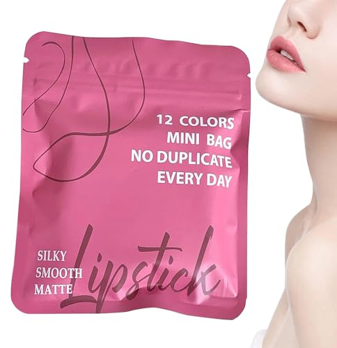Mini Barra De Labios Mate | Juego De 12 De Barra De Labios Mate Y Tinte Labial - Duradero Y Portátil Maquillaje De Terciopelo Para Mujer Y Regalos