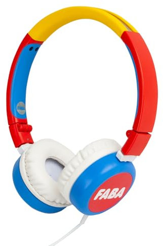 FABA-HPW40001 Auriculares On-Ear Plegables, Color, Rojo (Maikii HPW40001)