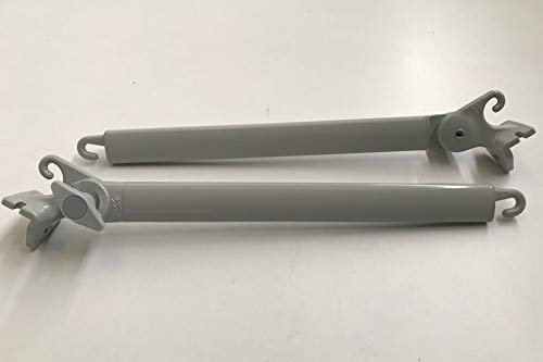 Braccetti per Tenda da Sole a Caduta da 50 cm e da 70 cm, in vari colori. 1 Coppia (grigio 7035 da 50 cm)