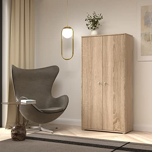möbelando Schrank Beistellschrank Aktenschrank Standschrank Holzschrank Tembi I Sonoma-Eiche