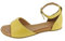Andrea Conti Damen Sandalette Sandale, Zitrone, 39 EU