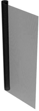 Amig - Moustiquaire pour fenêtres et portes | 150 x 250 cm | Installation facile sans outils avec Velcro inclus | Noir | Polyester | Protection contre les moustiques | Découpable et ajustable