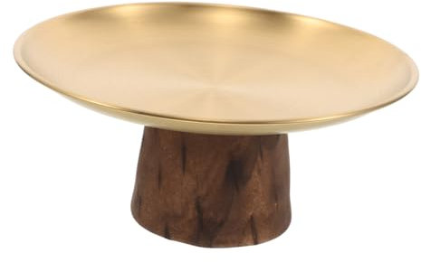 Alipis Bandeja Decorativa Vintage Inoxidable Para Cupcakes y Ensaladas Soporte Elegante Para Eventos