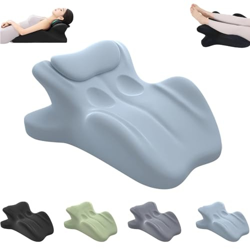 Sweet Spot Pillow, 27° Angle Perfect Position Couple Pillow Enhance Experience, Sweet Love Nest Spark Wedge Cushion, Rebound Memory Foam Ergonomic Posture Support for All Postures ﻿ (Blue)