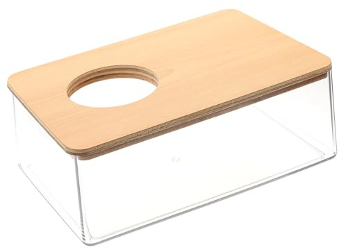 PENIKOKO Bac à Sable pour Hamster Transparent Portable pour Cage Accessoire pour Petits Animaux Toilettes pour Hamster et Chinchilla