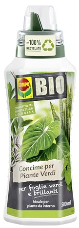 COMPO BIO Concime Liquido Per Piante Verdi, Per Foglie Più Verdi, 500ml