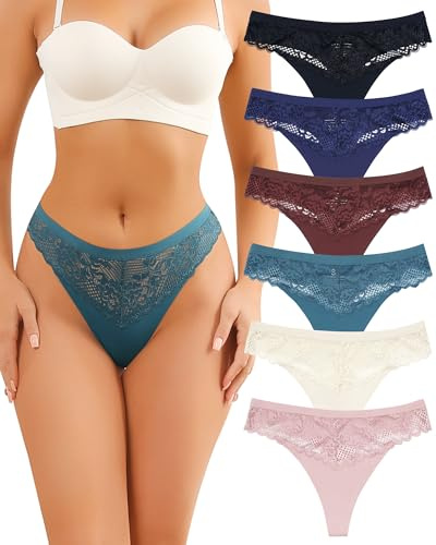 Aijolen String Tanga Femme sans Couture Invisible Culotte Dentelle Seamless | String Tanga Dentelle pour Femme, String Sexy de Pute, String Sport Femme, sous vetement Femme Invisible Slip, Thongs Women