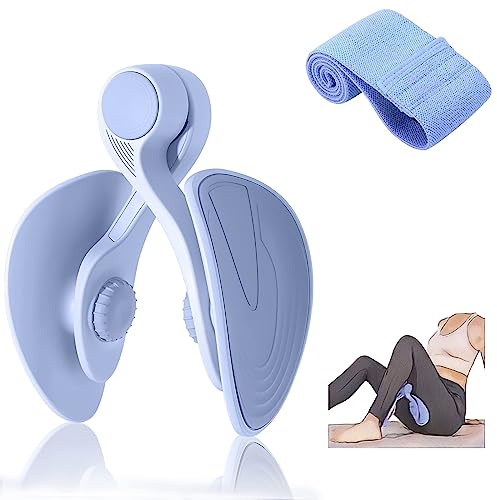 Ejercitador de Piernas y Suelo Pélvico 16KG Máquina para Ejercicio en Casa Fortalecedor de Glúteos Entrenador Kegel con Banda Tonificador de Muslos Equipo de Musculación para Mujeres y Hombres