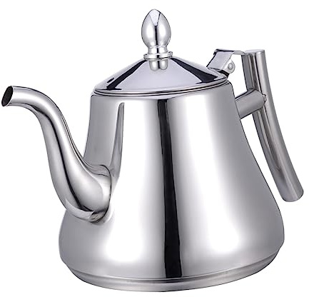 Bouilloire À Eau Bouilloire À Thé Avec Passoire 1l Théière En Acier Inoxydable Pour