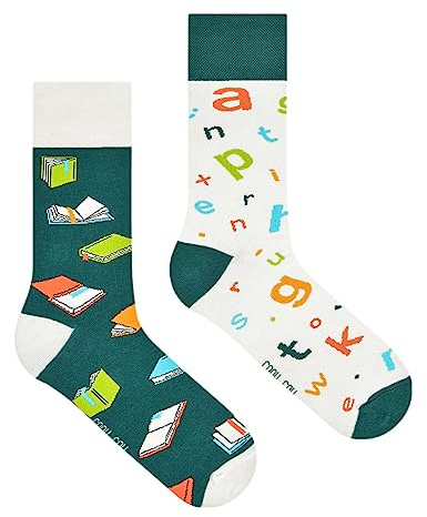 Spox Sox - calcetines coloridos, divertidos y extravagantes - un regalo divertido, 44-46, Libros