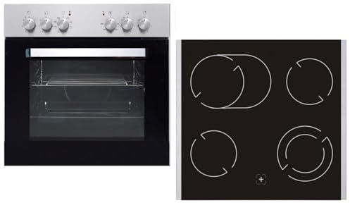 PKM KH-BIC7-2KB GK-IX-2 Einbauherdset 7 Funktionen Ofen Umluft Kochfeld