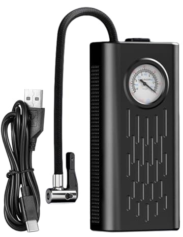 Pompe À Air De Voiture | Gonfleur De Pneus Sans Fil | Pompe À Air Portable, Pompe À Pneu Avec Manomètre, Pompe À Pneu Sans Fil, Pompe À Air Pour Pneus De Voiture, Pompe À Air De Moto, Gonfleur De Pneu