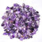 XoeLLe 400g Amethyste Non Percés Pierre Precieuse, Naturels Gravier Aquarium avec Sac Rangement, Cailloux Jardin Exterieur, Forme Irrégulière Pierre, pour Méditation, Décoration (0,8-1,3cm Modèle B)