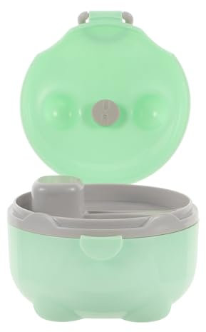 Abaodam Babynahrungsbehälter Tragbarer Versiegelter Aufbewahrungsbehälter Für Babynahrung Und Milchpulver Mit Tragegurt Ideal Für Reisen Und Unterwegs Großes Luftdichtes Design Für