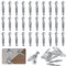 30 Tasselli per Cartongesso Dadi A Petalo Zincati M6*52 Tasselli Ad Espansione Tasselli per Pareti Metalliche Cave per Cartongesso, Pareti Cave E Mattoni Ecc