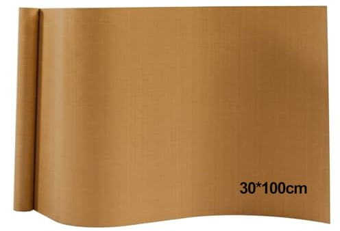Creatorally PTFE Panno resistente al calore 30 × 100 cm – Tappetino antiaderente per pressa di trasferimento, panno riutilizzabile a sublimazione e da stiro