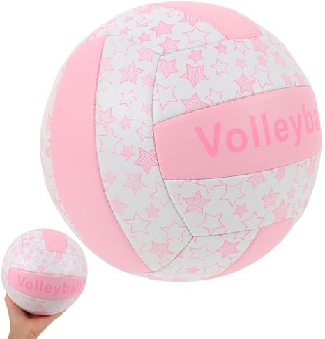 ORFOFE Pallavolo Taglia 5 Gonfiabile per Allenamento Indoor, Palla da Pallavolo Sportiva Resistente Colori Vivaci, Palla da Competizione per Esame Sportivo e Training