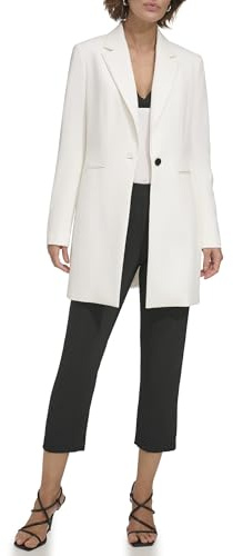 DKNY Women's Suits Blazer, Ivory, 14