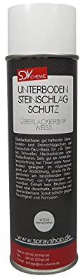 SDV Chemie Unterbodenschutz weiss überlackierbar 3x 500ml UBS Steinschlagschutz KFZ Auto